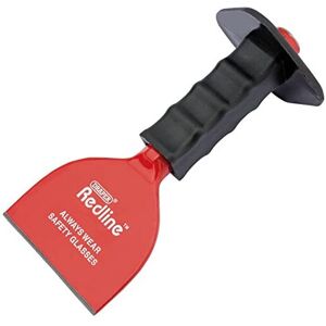 Draper Redline 68603 100 x 220 mm Brick Bolster with Hand Guard , Red and black Draper Redline 68603 100 x 220 mm Brick Bolster with Hand Guard , Red and black