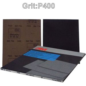 3M Wet or Dry TRI-M-ITE 400grit Sand Paper 01975 Abrasive Wet & Dry Sheets Pk 25 3M Wet or Dry TRI-M-ITE 400grit Sand Paper 01975 Abrasive Wet & Dry Sheets Pk 25