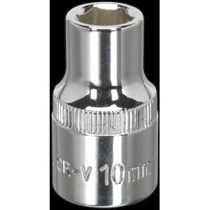 Sealey WallDrive® Socket 10mm 1/2"Sq Drive Fully Polished Sealey WallDrive® Socket 10mm 1/2"Sq Drive Fully Polished