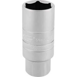Draper 14mm Thread 6 Point Satin Chrome Spark Plug Socket, 3/8"" Sq. Dr., 21mm Draper 14mm Thread 6 Point Satin Chrome Spark Plug Socket, 3/8"" Sq. Dr., 21mm