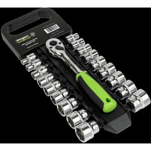Sealey Socket Set 19pc 3/8"Sq Drive 6pt WallDrive® Metric Sealey Socket Set 19pc 3/8"Sq Drive 6pt WallDrive® Metric