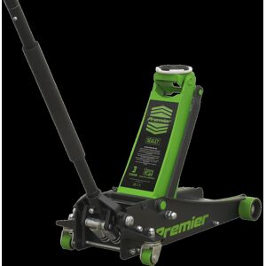 Sealey Trolley Jack 3 Tonne Low Profile Rocket Lift Green Sealey Trolley Jack 3 Tonne Low Profile Rocket Lift Green