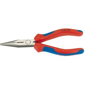 Draper Knipex 25 02 160 SBE Long Nose Pliers - Heavy Duty Handles, 160mm Draper Knipex 25 02 160 SBE Long Nose Pliers - Heavy Duty Handles, 160mm