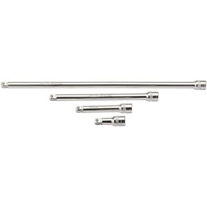 Draper Wobble Extension Bar Set, 1/2"" Sq. Dr., Micro Satin Chrome (4 Piece) Draper Wobble Extension Bar Set, 1/2"" Sq. Dr., Micro Satin Chrome (4 Piece)