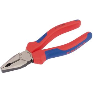 Draper Knipex 03 02 160 SB Combination Pliers - Heavy Duty Handle, 160mm Draper Knipex 03 02 160 SB Combination Pliers - Heavy Duty Handle, 160mm