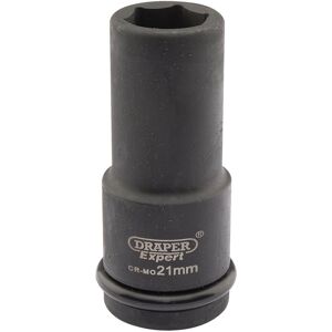 Draper Expert HI-TORQ® 6 Point Deep Impact Socket, 3/4"" Sq. Dr., 21mm Draper Expert HI-TORQ® 6 Point Deep Impact Socket, 3/4"" Sq. Dr., 21mm