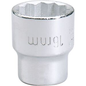 Elora Bi-Hexagon Socket, 3/8"" Sq. Dr., 16mm Elora Bi-Hexagon Socket, 3/8"" Sq. Dr., 16mm