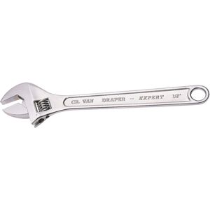 Draper Crescent-Type Adjustable Wrench, 450mm, 52mm Draper Crescent-Type Adjustable Wrench, 450mm, 52mm