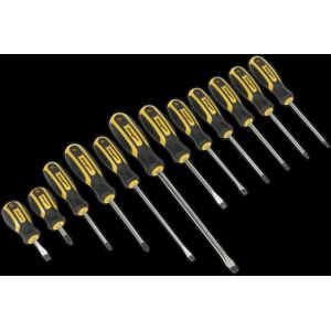 Sealey Soft Grip Screwdriver Set 12pc Sealey Soft Grip Screwdriver Set 12pc