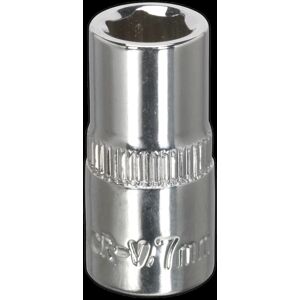 Sealey WallDrive® Socket 7mm 1/4"Sq Drive Fully Polished Sealey WallDrive® Socket 7mm 1/4"Sq Drive Fully Polished