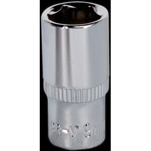 Sealey WallDrive® Socket 9mm 1/4"Sq Drive Fully Polished Sealey WallDrive® Socket 9mm 1/4"Sq Drive Fully Polished