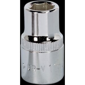 Sealey WallDrive® Socket 11mm 1/2"Sq Drive Fully Polished Sealey WallDrive® Socket 11mm 1/2"Sq Drive Fully Polished