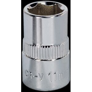 Sealey WallDrive® Socket 11mm 3/8"Sq Drive Fully Polished Sealey WallDrive® Socket 11mm 3/8"Sq Drive Fully Polished