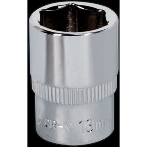 Sealey WallDrive® Socket 13mm 1/4"Sq Drive Fully Polished Sealey WallDrive® Socket 13mm 1/4"Sq Drive Fully Polished