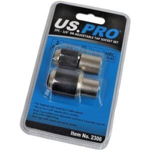 us pro tools 2pc - 3/8" DR Adjustable Tap Socket Set us pro tools 2pc - 3/8" DR Adjustable Tap Socket Set