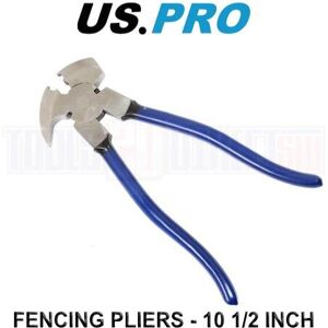 US PRO Tools 265mm / 10 1/2 Inch Fencing Pliers Wire Cutters Clamp Pincer 5897 US PRO Tools 265mm / 10 1/2 Inch Fencing Pliers Wire Cutters Clamp Pincer 5897