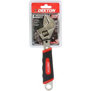 Dekton Sure Grip Adjustable Spanner Monkey Wrench 8" 200mm Size Heat Treated Dekton Sure Grip Adjustable Spanner Monkey Wrench 8" 200mm Size Heat Treated