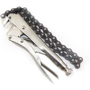 GreenZech 1PCS 9 Inch Chain Clamp Pliers Locking Grip Wrench Pipe Wrench Compound Leverage GreenZech 1PCS 9 Inch Chain Clamp Pliers Locking Grip Wrench Pipe Wrench Compound Leverage