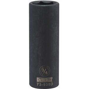 DeWalt SAE Deep Impact Socket, 6-Point, Black Oxide, 1/2 In. Drive, 3/4 In. - DWMT73938 DeWalt SAE Deep Impact Socket, 6-Point, Black Oxide, 1/2 In. Drive, 3/4 In. - DWMT73938