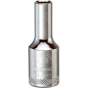 DeWalt SAE Socket, Deep, 12-Point, 1/4 In., 3/8 In. Drive - DWMT74191OSP DeWalt SAE Socket, Deep, 12-Point, 1/4 In., 3/8 In. Drive - DWMT74191OSP