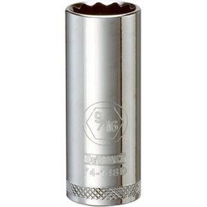 DeWalt SAE Socket, Deep, 12-Point, 9/16 In., 3/8 In. Drive - DWMT74148OSP DeWalt SAE Socket, Deep, 12-Point, 9/16 In., 3/8 In. Drive - DWMT74148OSP