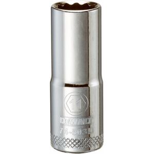 DeWalt Metric Deep Socket, 12-Point, 3/8 In. Drive, 11mm - DWMT74503OSP DeWalt Metric Deep Socket, 12-Point, 3/8 In. Drive, 11mm - DWMT74503OSP