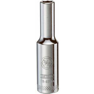 DeWalt SAE Socket, Deep, 6-Point, 3/16 In., 1/4 In. Drive - DWMT88964OSP DeWalt SAE Socket, Deep, 6-Point, 3/16 In., 1/4 In. Drive - DWMT88964OSP
