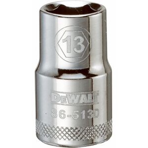 DeWalt Metric Shallow Socket, 6-Point, 1/2 In. Drive, 13mm - DWMT86513OSP DeWalt Metric Shallow Socket, 6-Point, 1/2 In. Drive, 13mm - DWMT86513OSP