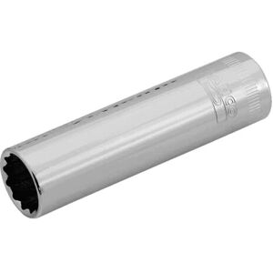 Bahco A7402DM-10 3/8-Inch Bi-Hex Deep Length Socket, Silver, 10 mm Bahco A7402DM-10 3/8-Inch Bi-Hex Deep Length Socket, Silver, 10 mm