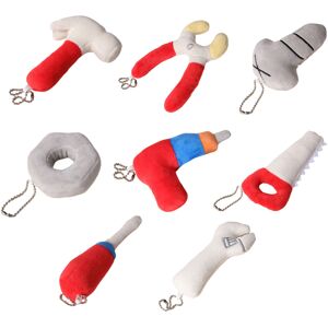 Unbranded (mix # 8 PCS) Tool Plush Toy Soft Stuffed Screwdriver Pliers Hammer Wrench Screw Unbranded (mix # 8 PCS) Tool Plush Toy Soft Stuffed Screwdriver Pliers Hammer Wrench Screw