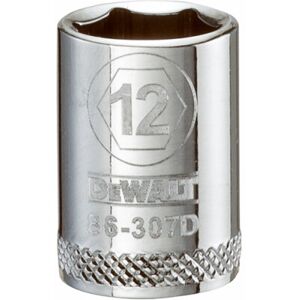DeWalt Metric Shallow Socket, 6-Point, 3/8 In. Drive, 12mm - DWMT86307OSP DeWalt Metric Shallow Socket, 6-Point, 3/8 In. Drive, 12mm - DWMT86307OSP