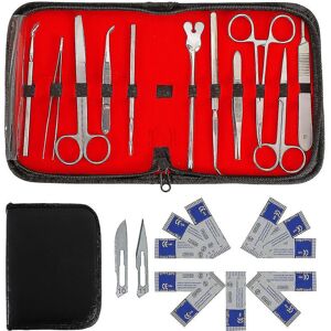Unbranded 22 Pcs Minor Surgery Set Surgical Instruments Kit Stainless Steel Dissecting Sci Unbranded 22 Pcs Minor Surgery Set Surgical Instruments Kit Stainless Steel Dissecting Sci