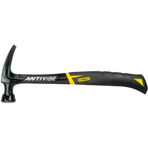 Stanley FMHT1-51278 20oz Fatmax Antivibe Steel Hammer-Rip Claw, Black/Yellow, 57 Stanley FMHT1-51278 20oz Fatmax Antivibe Steel Hammer-Rip Claw, Black/Yellow, 57