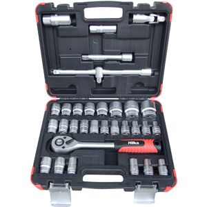Hilka 01123202 32pce 1/2-inch Drive Socket Set Hilka 01123202 32pce 1/2-inch Drive Socket Set
