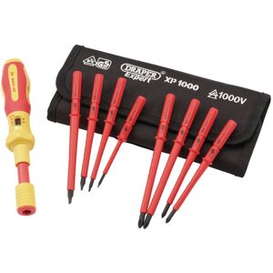 Draper XP1000 9 Piece Torque Screwdriver Set VDE Dual Insulated Interchangeabl Draper XP1000 9 Piece Torque Screwdriver Set VDE Dual Insulated Interchangeabl