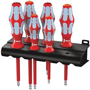 Wera 3165i/6 Kraftform VDE Stainless Steel Lasertip screwdriver set, PZ/SL, 6pc, Wera 3165i/6 Kraftform VDE Stainless Steel Lasertip screwdriver set, PZ/SL, 6pc,