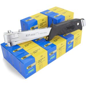 Tacwise 1783 A11 ECO Hammer Tacker with 60,000 140/10mm Staples, Uses Type 140/6 Tacwise 1783 A11 ECO Hammer Tacker with 60,000 140/10mm Staples, Uses Type 140/6