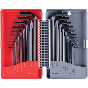 KENNEDY Combination Long Arm B/Ptmm/Af Hex Key Set 20 Piece KENNEDY Combination Long Arm B/Ptmm/Af Hex Key Set 20 Piece