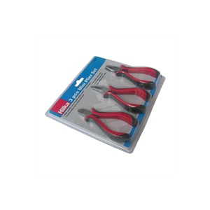 Hilka Tools Mini Plier 3 Piece Set Soft Grip Handles Carbon Steel Hilka Tools Mini Plier 3 Piece Set Soft Grip Handles Carbon Steel