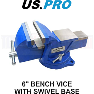 Pro's Pro US PRO Tools 6” Heavy Duty Engineer Swivel Bench Vice Vise Clamp with Anvil 2666 Pro's Pro US PRO Tools 6” Heavy Duty Engineer Swivel Bench Vice Vise Clamp with Anvil 2666