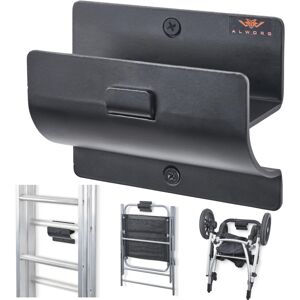 ALWORG Ladder Hook - Heavy Duty Ladder Brackets for Garage Wall - Utility Hook for Wall ALWORG Ladder Hook - Heavy Duty Ladder Brackets for Garage Wall - Utility Hook for Wall