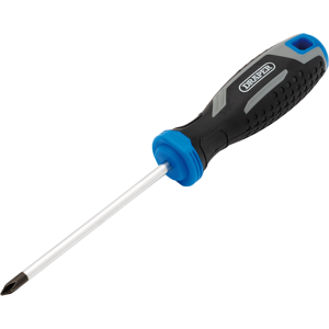 Draper PH1X100MM PHILIPS SCREWDRIVER Soft Grip Screwdrivers Draper PH1X100MM PHILIPS SCREWDRIVER Soft Grip Screwdrivers