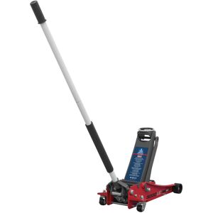 Sealey Low Profile Trolley Jack with Rocket Lift 3 Tonne - Red 3000LE Sealey Low Profile Trolley Jack with Rocket Lift 3 Tonne - Red 3000LE