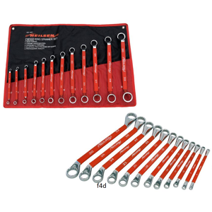 Neilsen 12pc Spanner Set Offset Ring Wrench Double Ended Rubber Sleeve 6mm -32mm CT1351 Neilsen 12pc Spanner Set Offset Ring Wrench Double Ended Rubber Sleeve 6mm -32mm CT1351