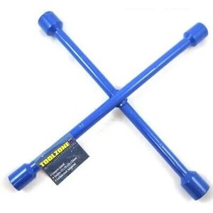 Toolzone Wheel Brace 4 Way Cross Wrench Spanner Car 17 19 21 23mm Socket Nut Tyre AU162 Toolzone Wheel Brace 4 Way Cross Wrench Spanner Car 17 19 21 23mm Socket Nut Tyre AU162