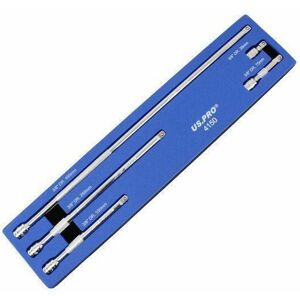 US PRO EXTENSION BAR 5PC 3/8" DRIVE LONG SOCKET RATCHET SET 38-450MM 4150 US PRO EXTENSION BAR 5PC 3/8" DRIVE LONG SOCKET RATCHET SET 38-450MM 4150