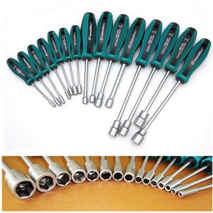 Unbranded (10PCS) Metal Driver Socket Wrench Screwdriver Hex Nut Key Nutdriver 314mm Tool Unbranded (10PCS) Metal Driver Socket Wrench Screwdriver Hex Nut Key Nutdriver 314mm Tool