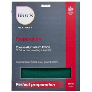 Harris Ultimate Preparation - Sand Paper - Coarse Aluminium Oxide 4Pk Harris Ultimate Preparation - Sand Paper - Coarse Aluminium Oxide 4Pk