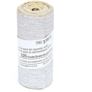 3M 27813 Stikit Tri-M-Ite (2-1/2"" Width) Roll 220 Grit (95"" Length) 3M 27813 Stikit Tri-M-Ite (2-1/2"" Width) Roll 220 Grit (95"" Length)