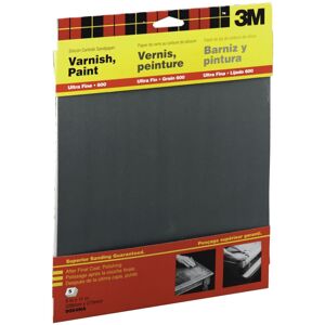 3M 600 Wet-Or-Dry Sandpaper 5Pk 3M 600 Wet-Or-Dry Sandpaper 5Pk